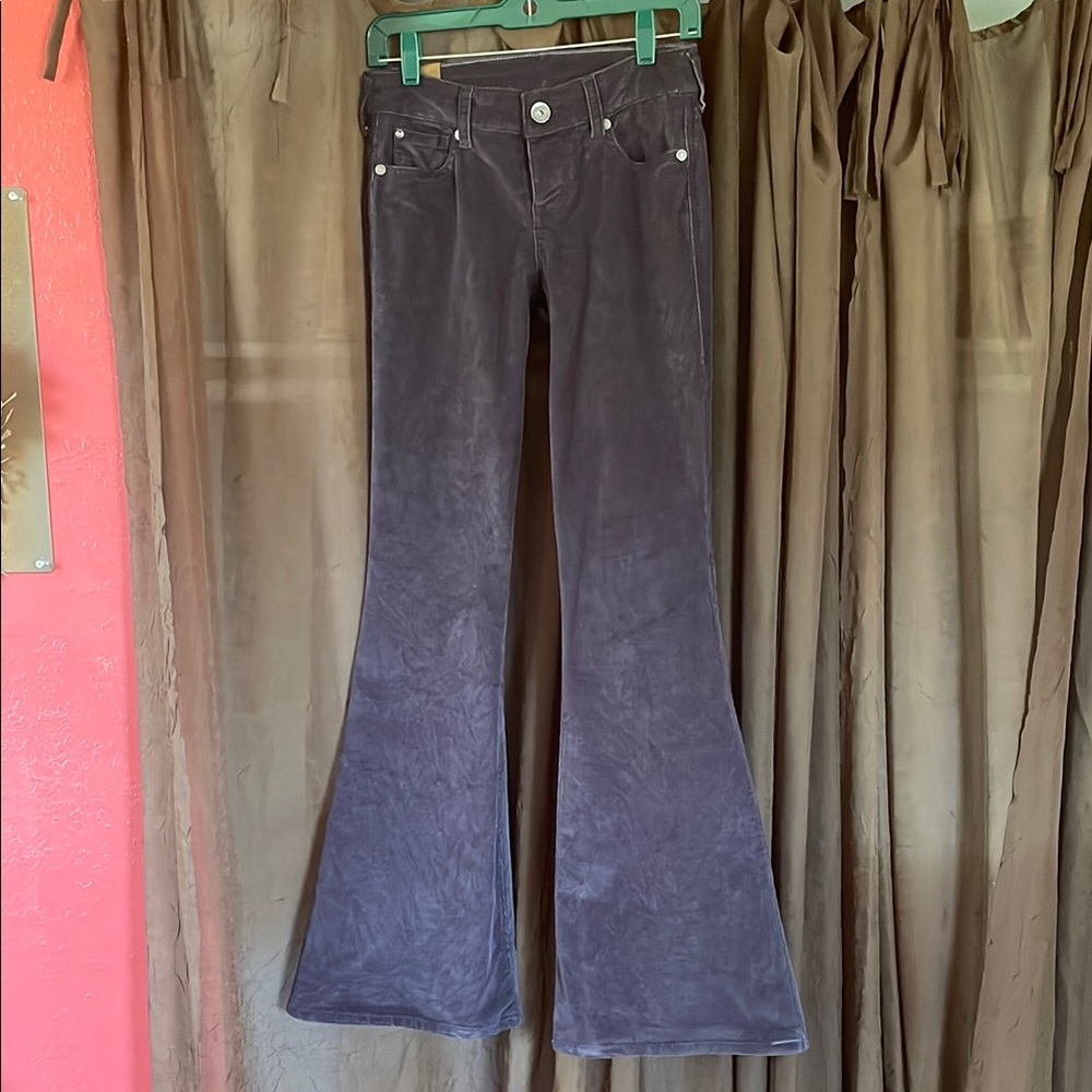 Stylish Flared Pants in Dark Gray